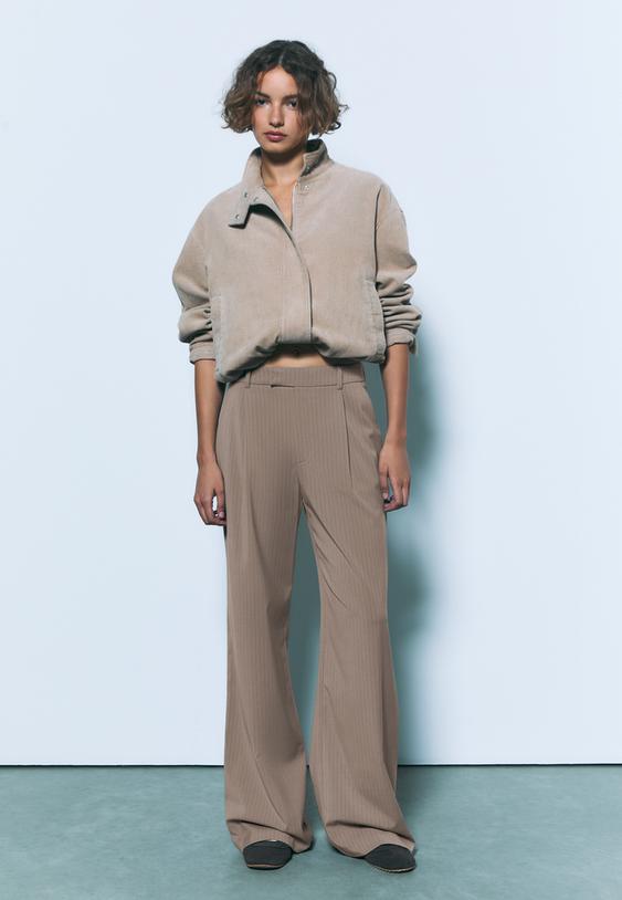 pantaloni eleganti gamba larga