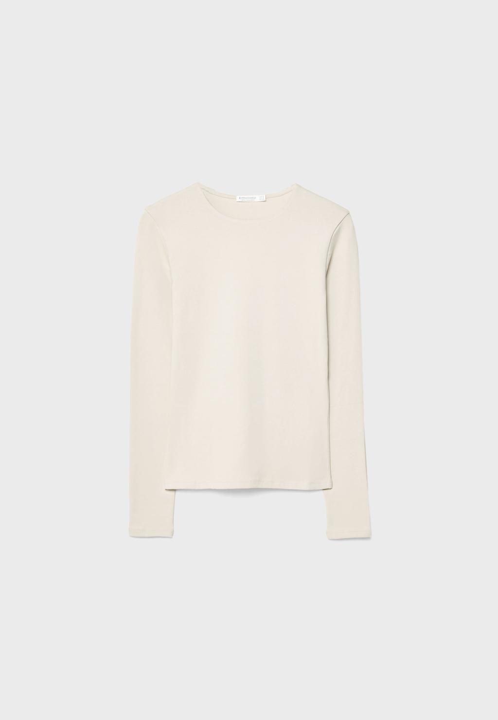 Basic T-shirt met lange mouwen
