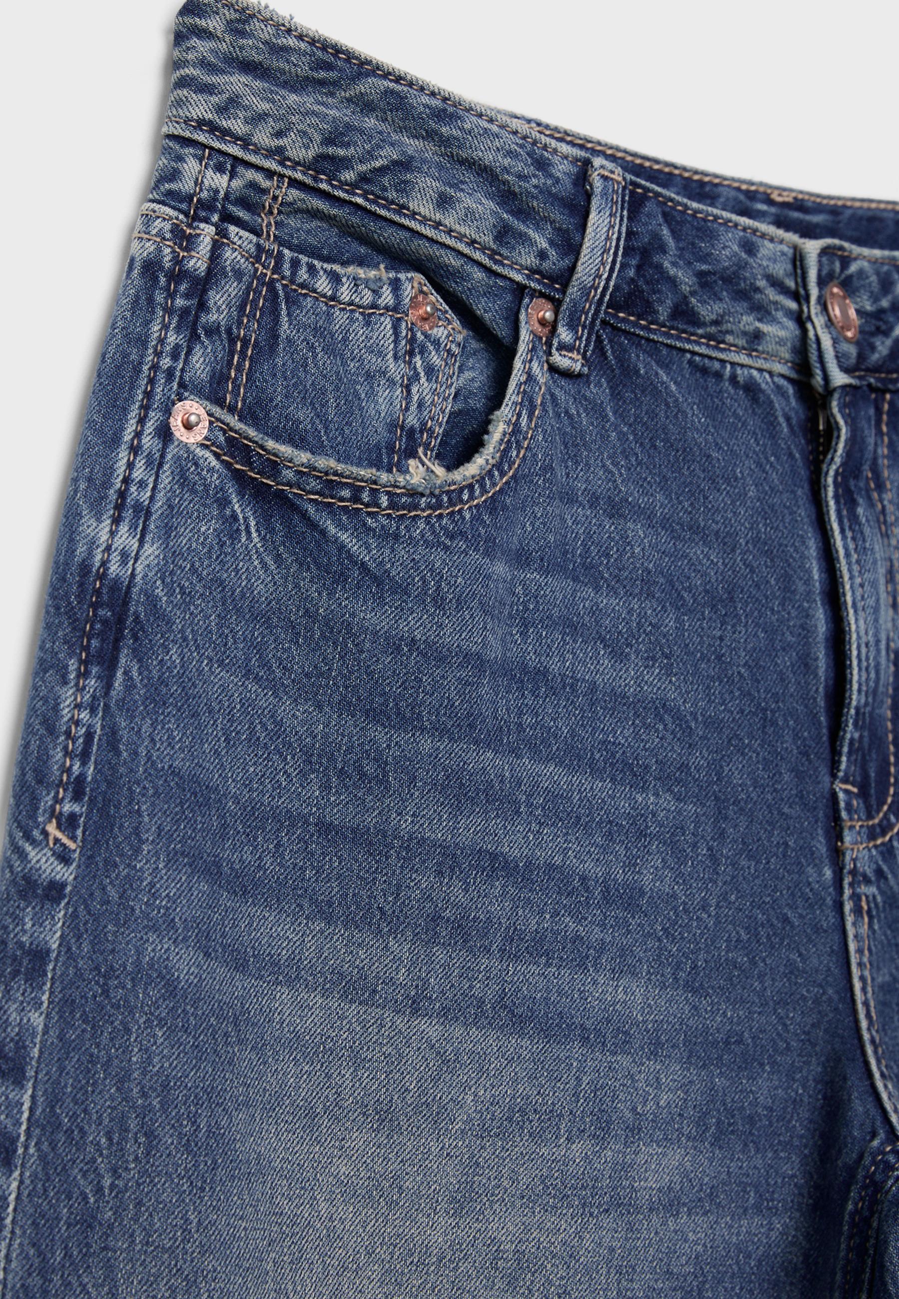 D91 düşük bel geniş paça jean - Görsel 10