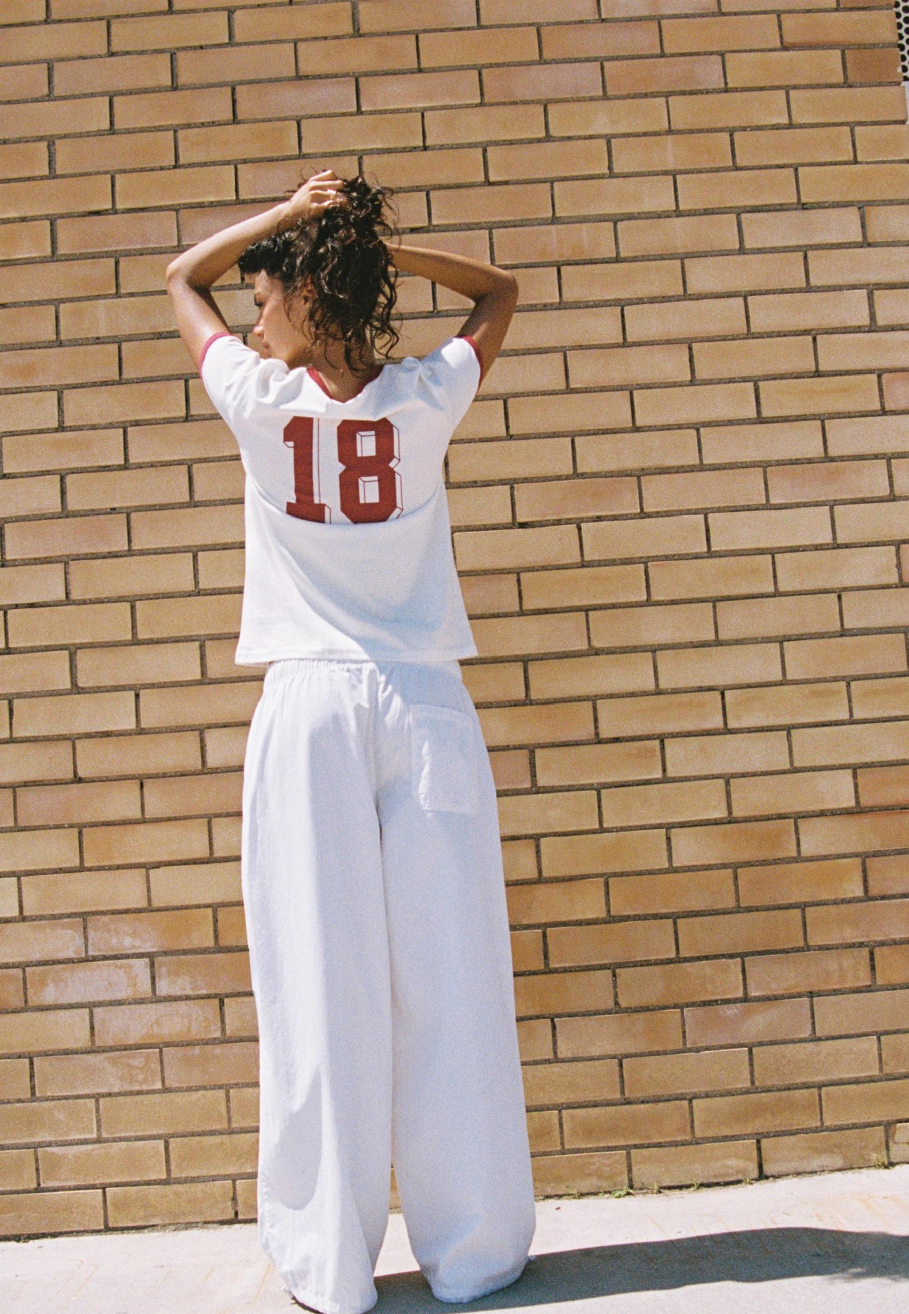 Printed T-shirt — Red