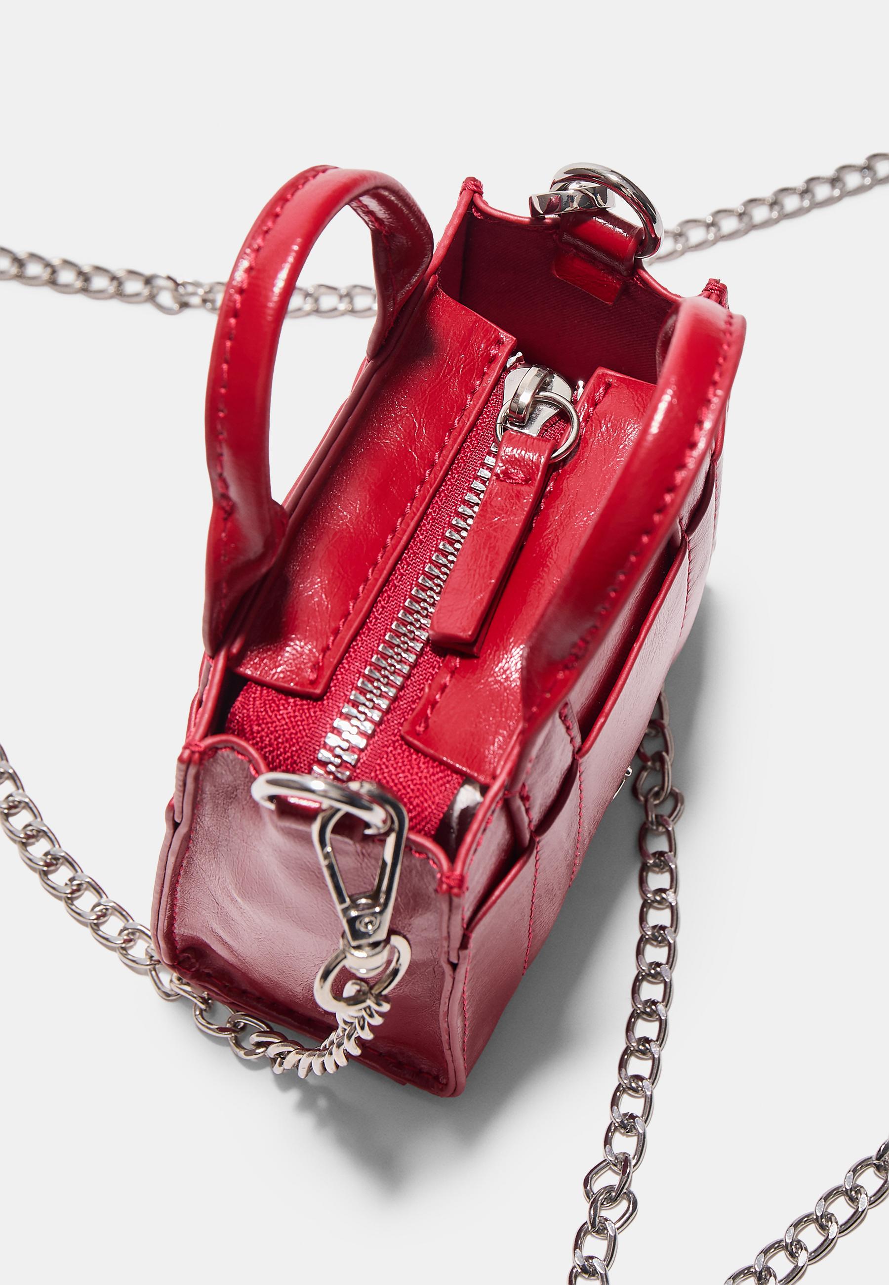 Mini tote bag — Red