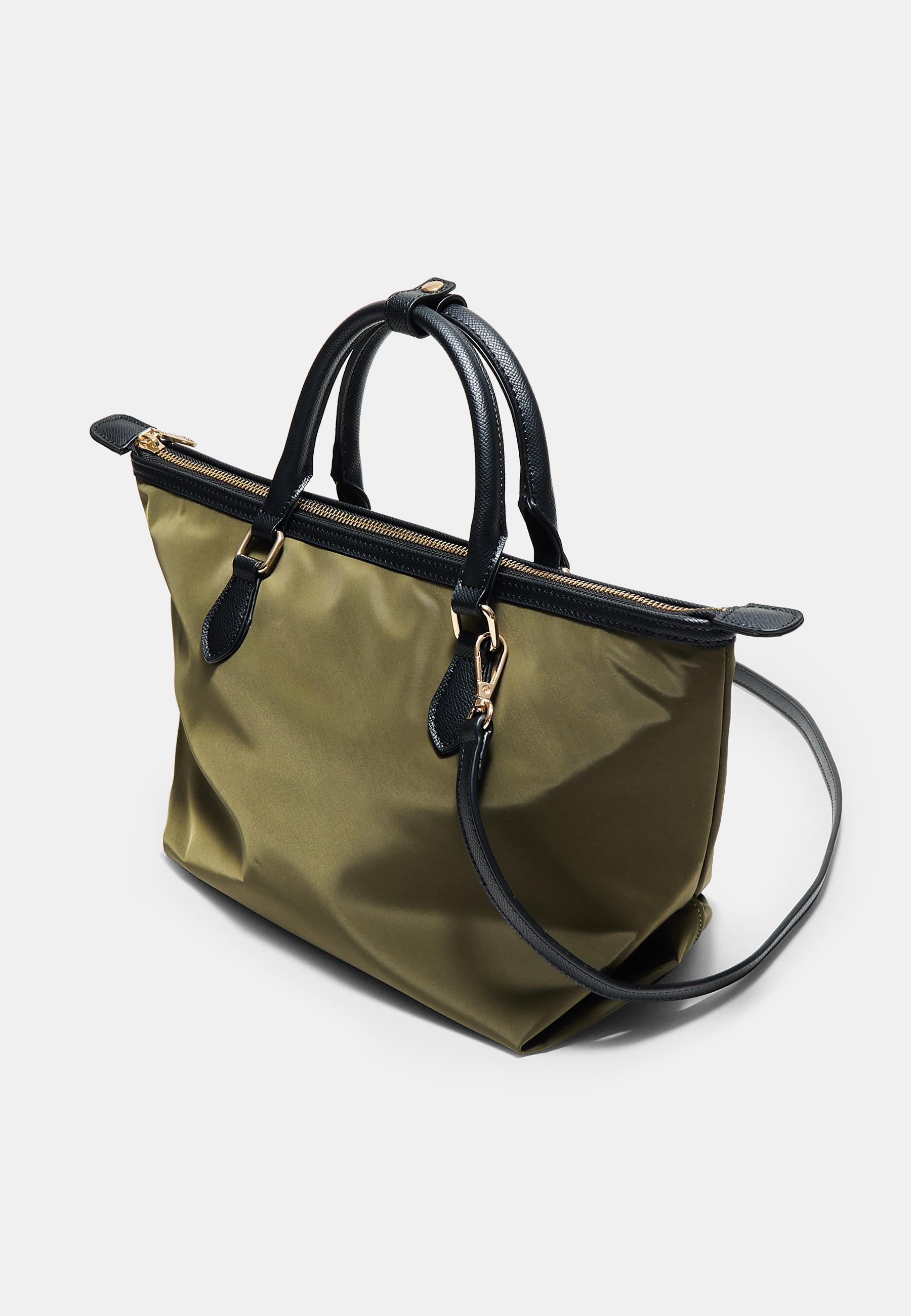 Zipped crossbody bag — Khaki