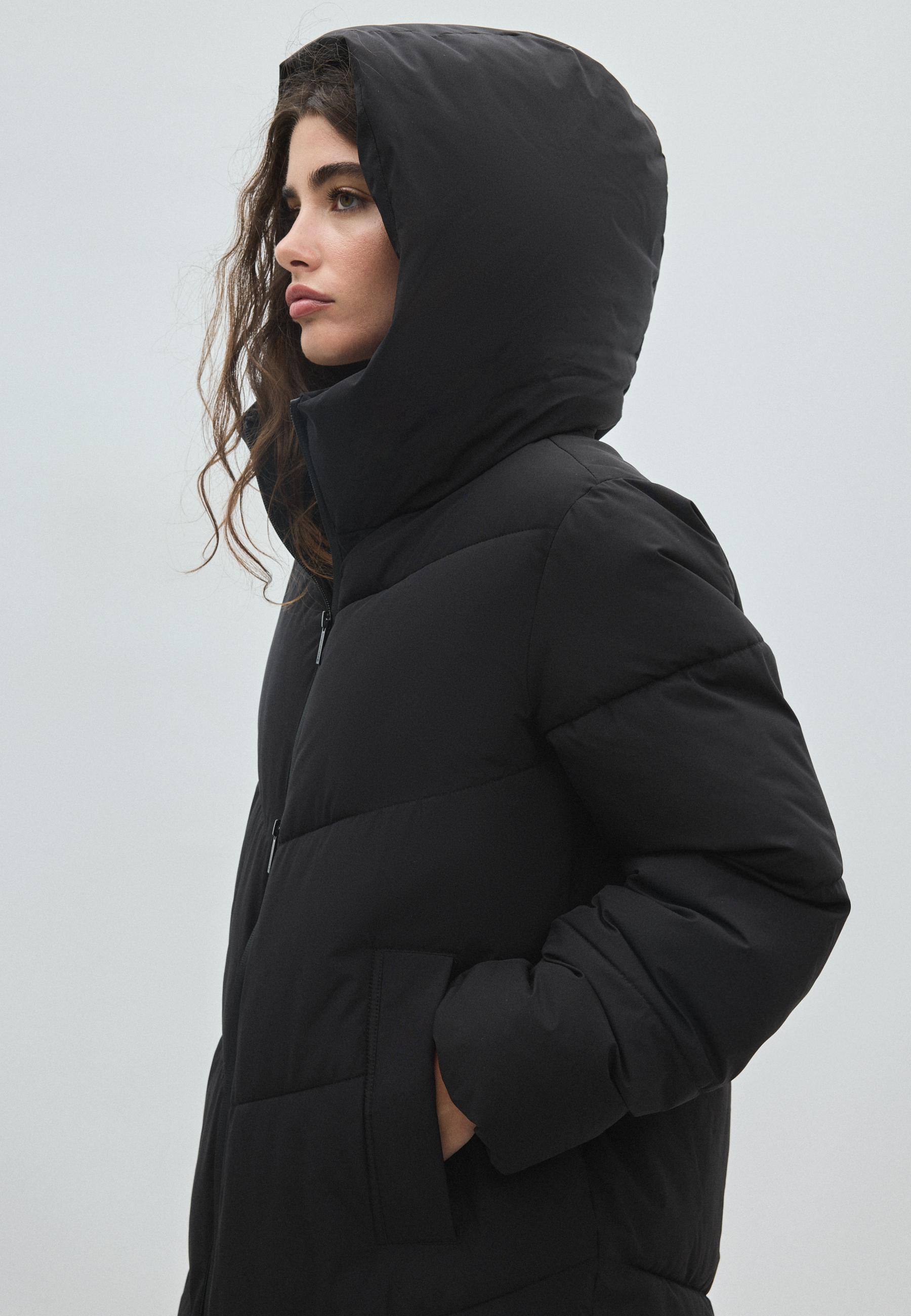 Basic down jacket — Black