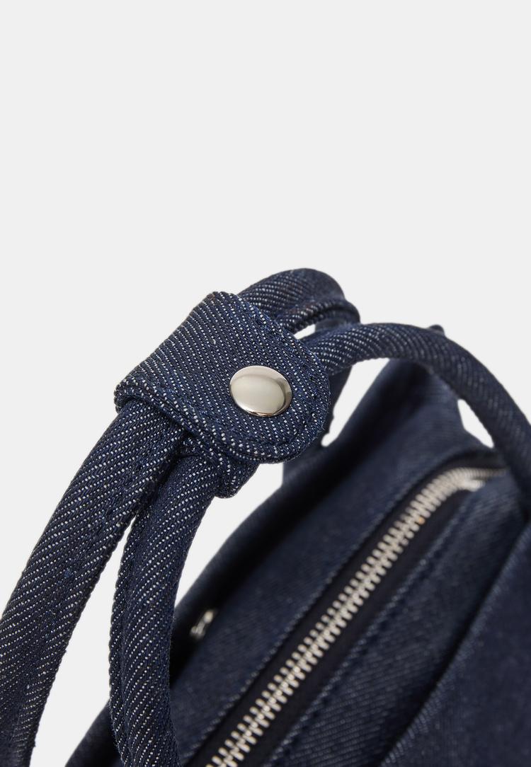  Stradivarius Τσάντα Χιαστί Tote Μπλε Μεσαίας Απόχρωσης Os - 3