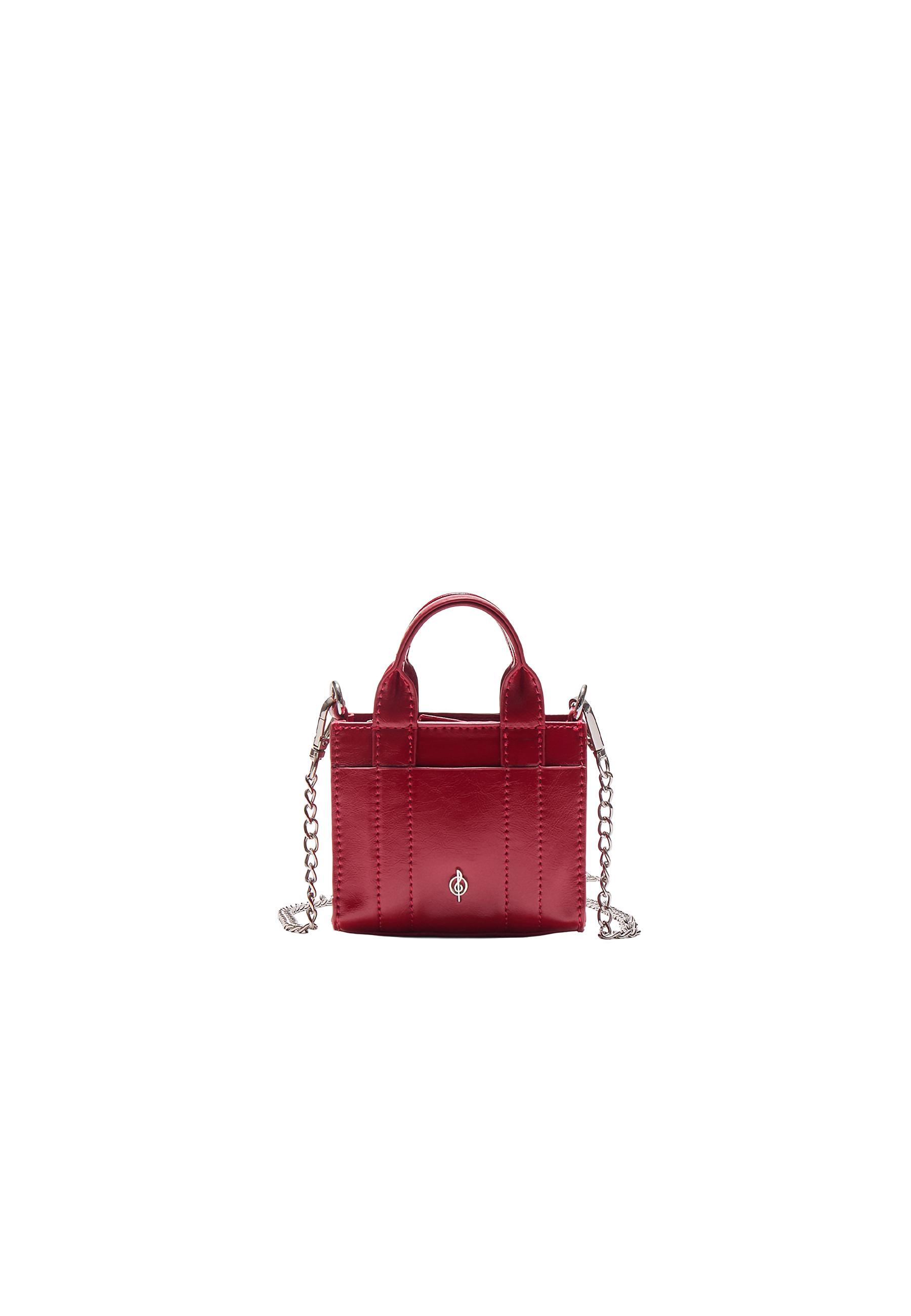 Mini tote bag — Red