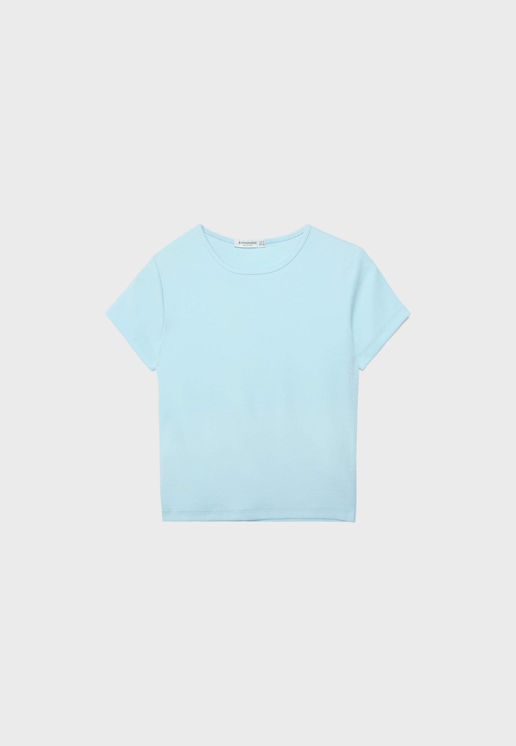 Basic slim fit tişört - Görsel 11