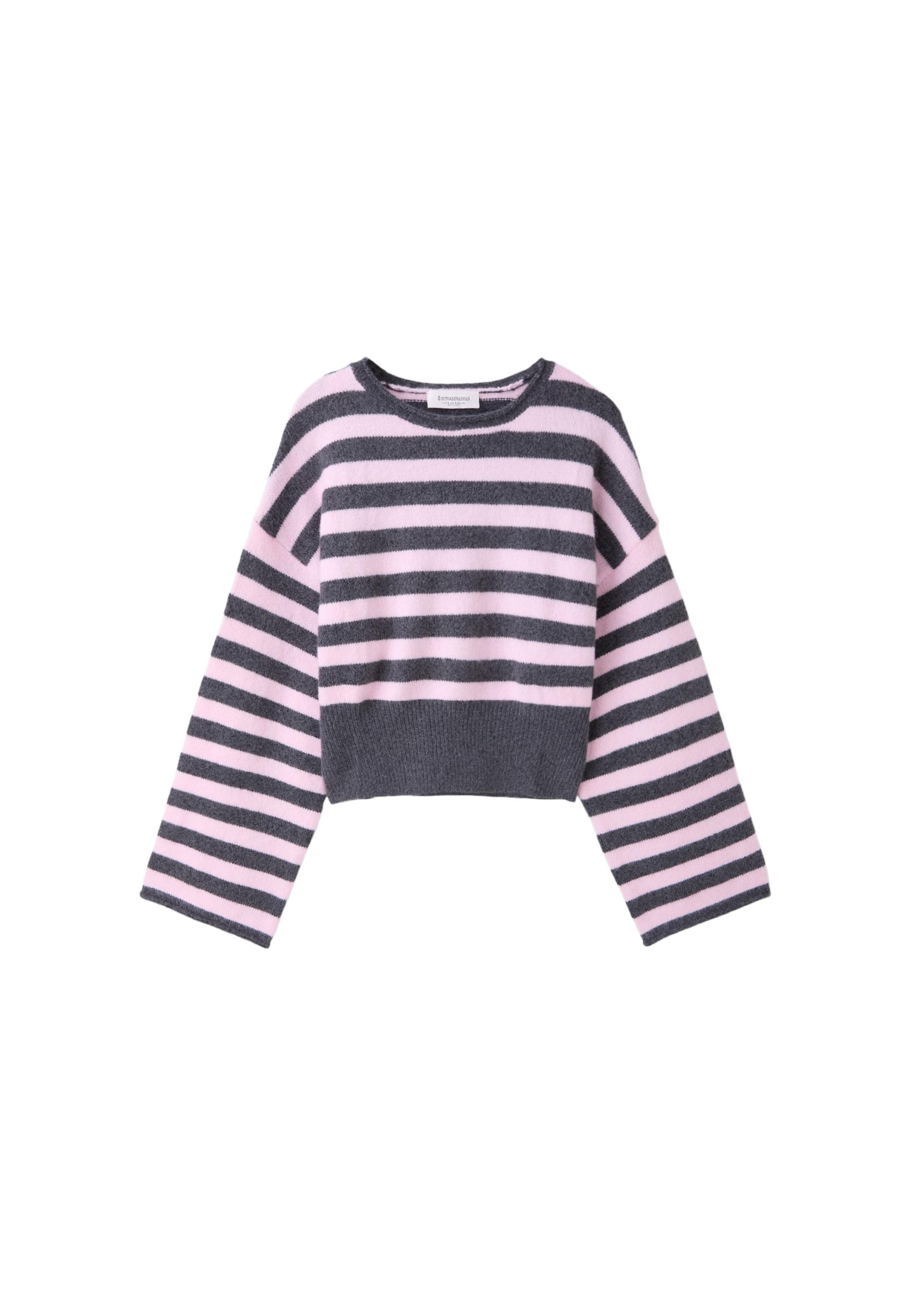 Soft knit waistband jumper — Pastel pink