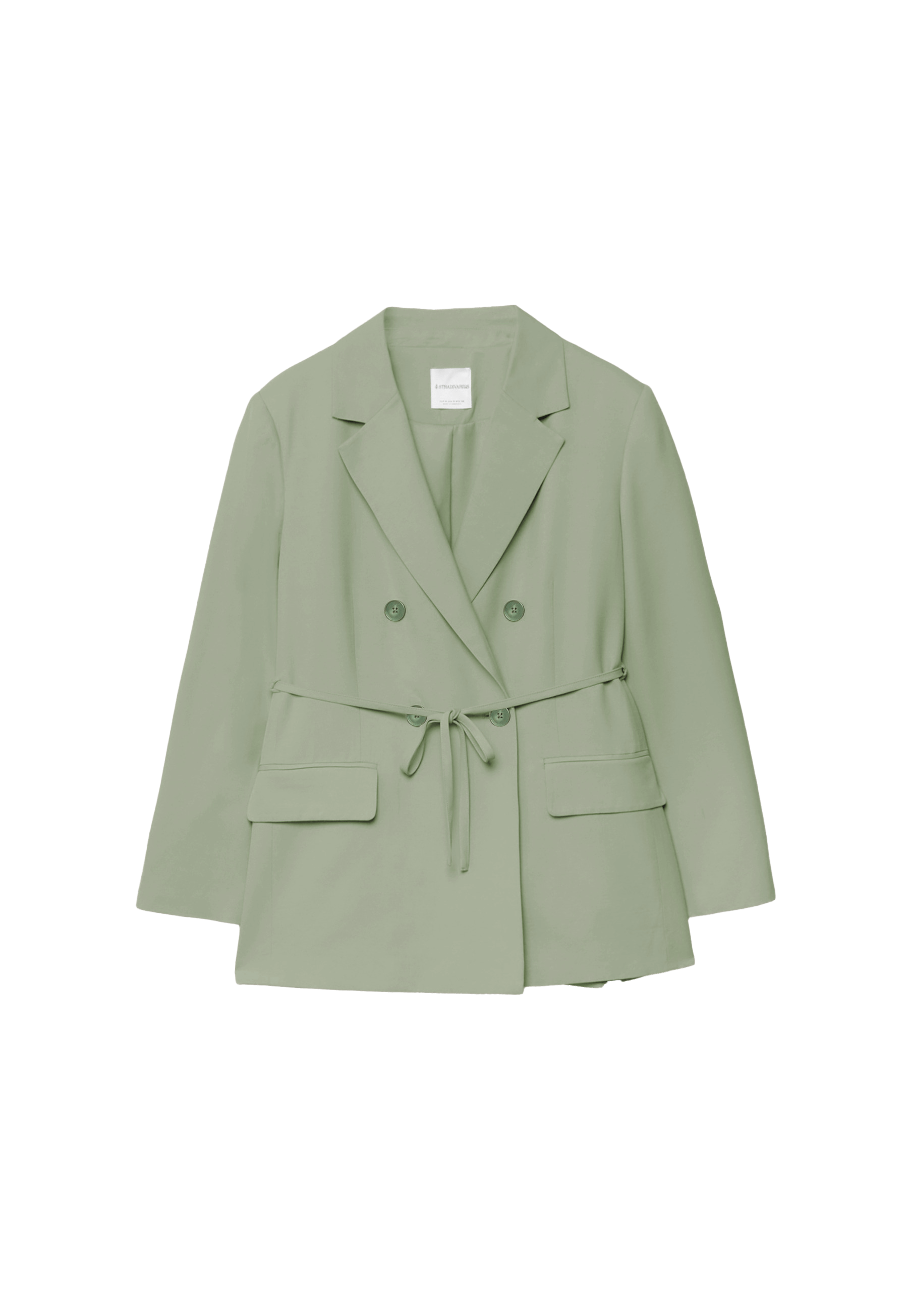 Belted blazer — Khaki