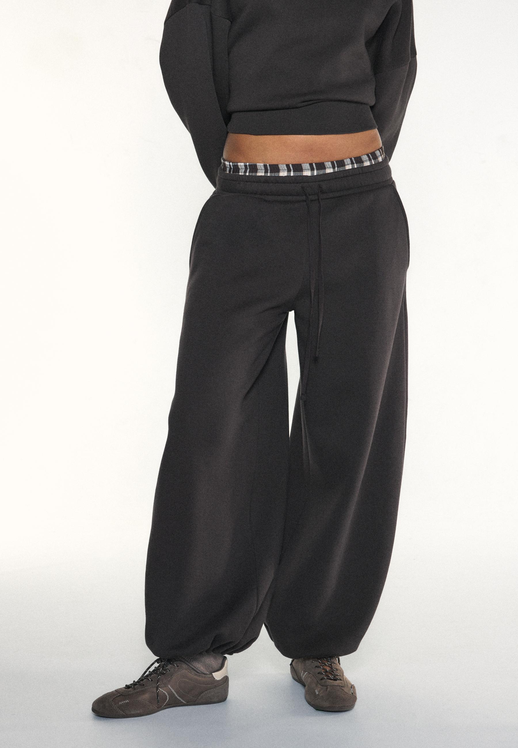Stradivarius Boxer detaylı jogger pantolon görsel 8