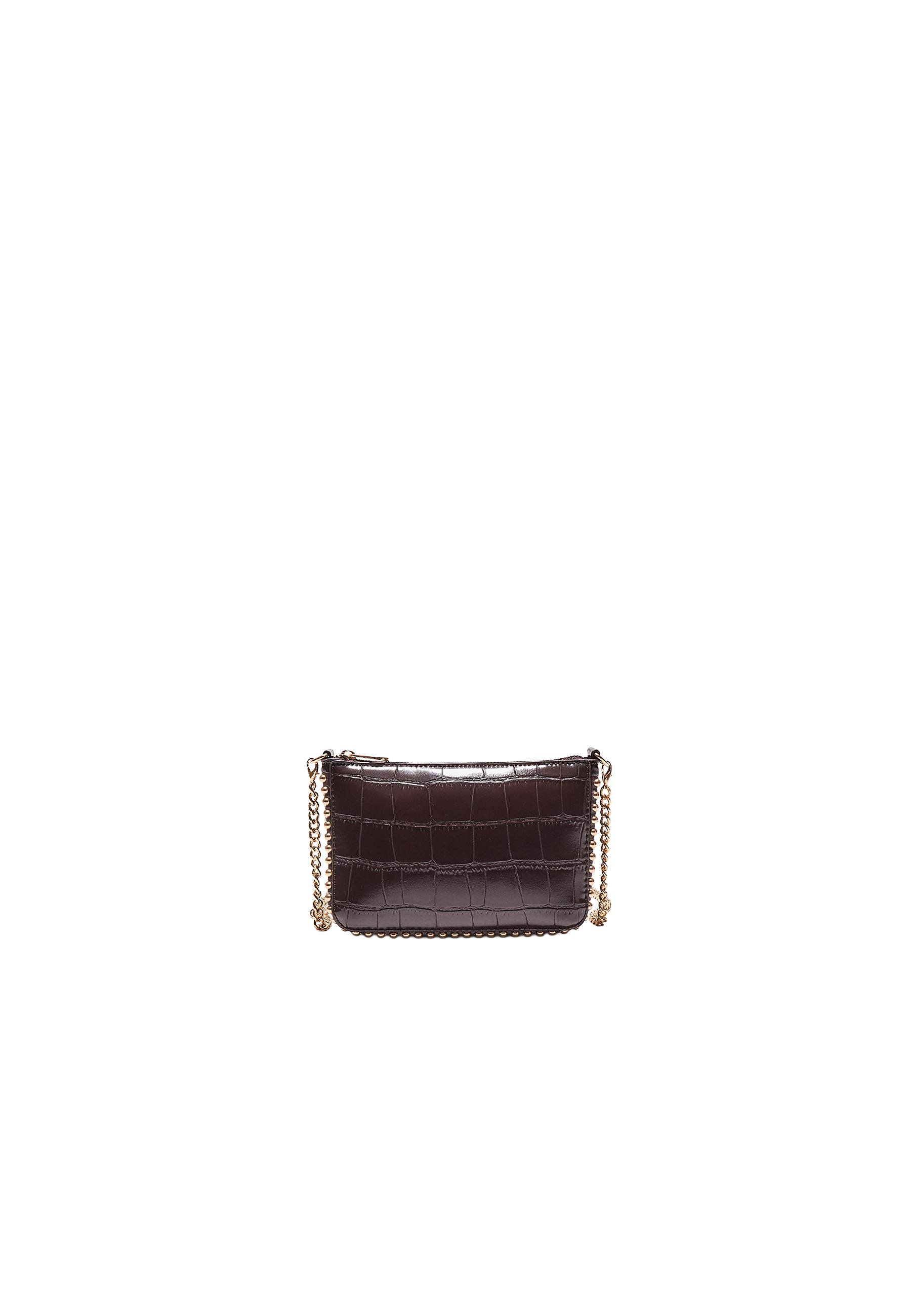 Mini Bobble Coconut Effect Handbag — Brown