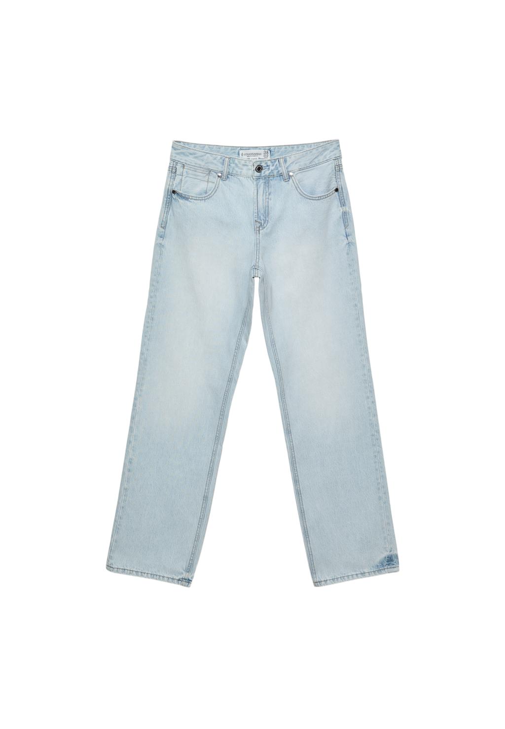 D03 Jean droit taille basse