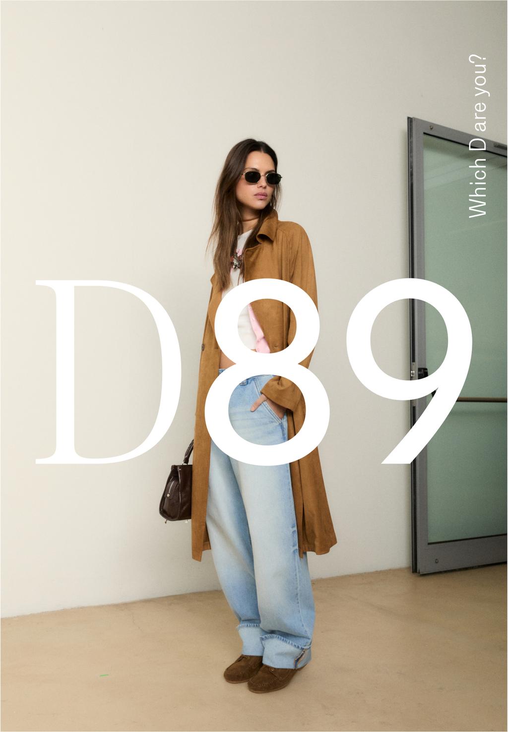 D89 Jeans barrel baggy loose