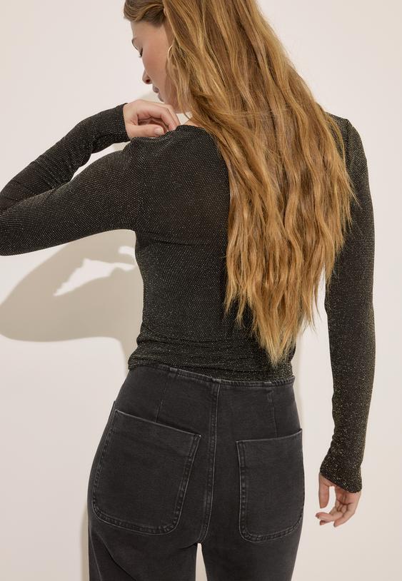 camiseta seamless escote cuadrado