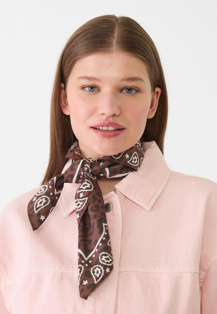 panuelo bandana leopardo