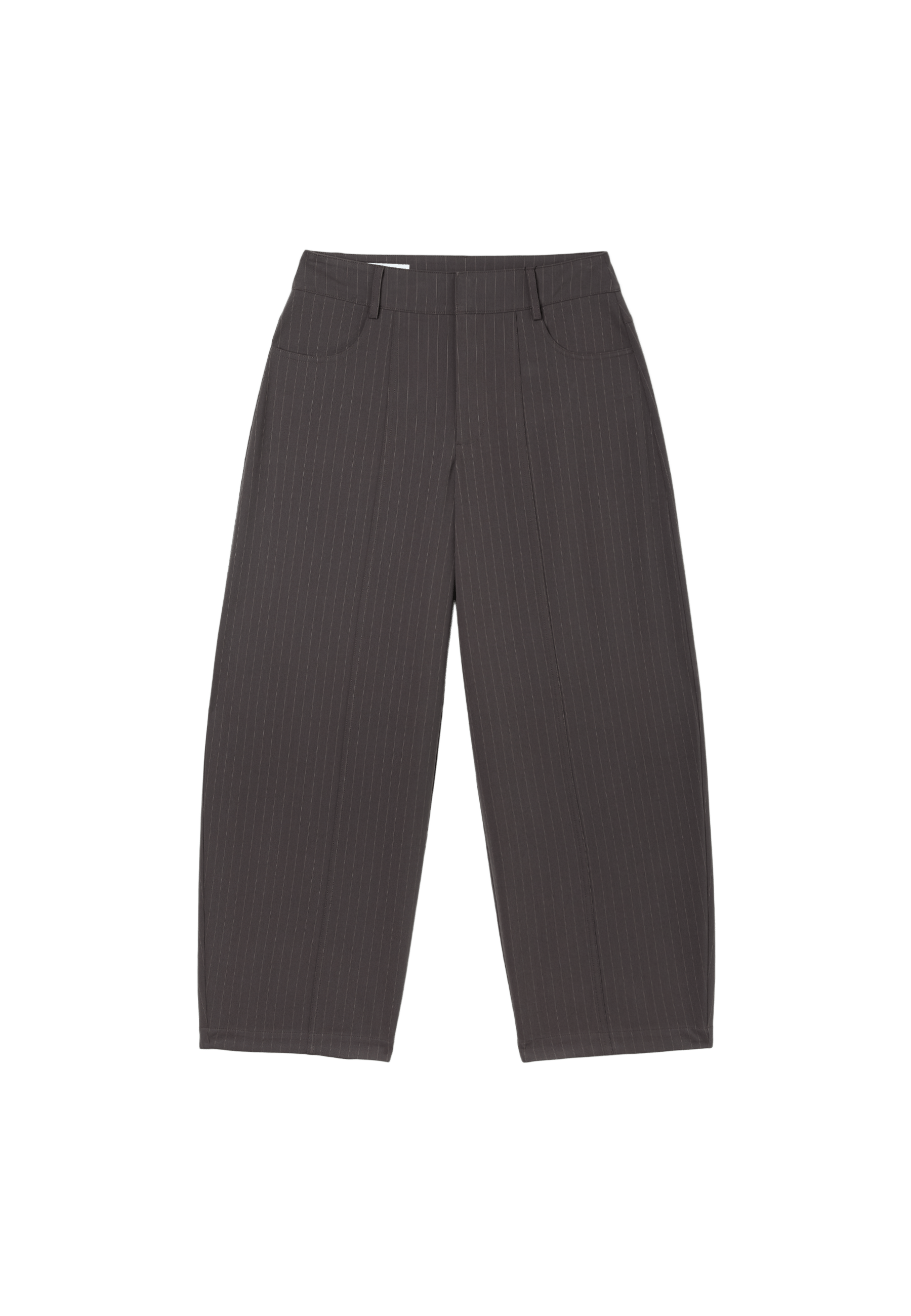 Tailored barrel trousers — Purple