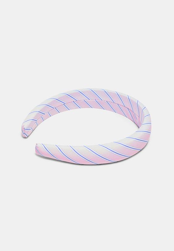 cerchietto rigido a righe