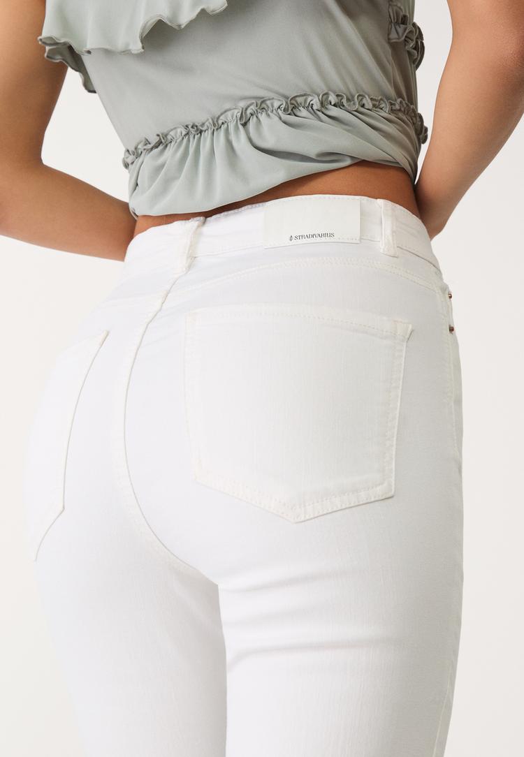 d78 jeans cropped flare