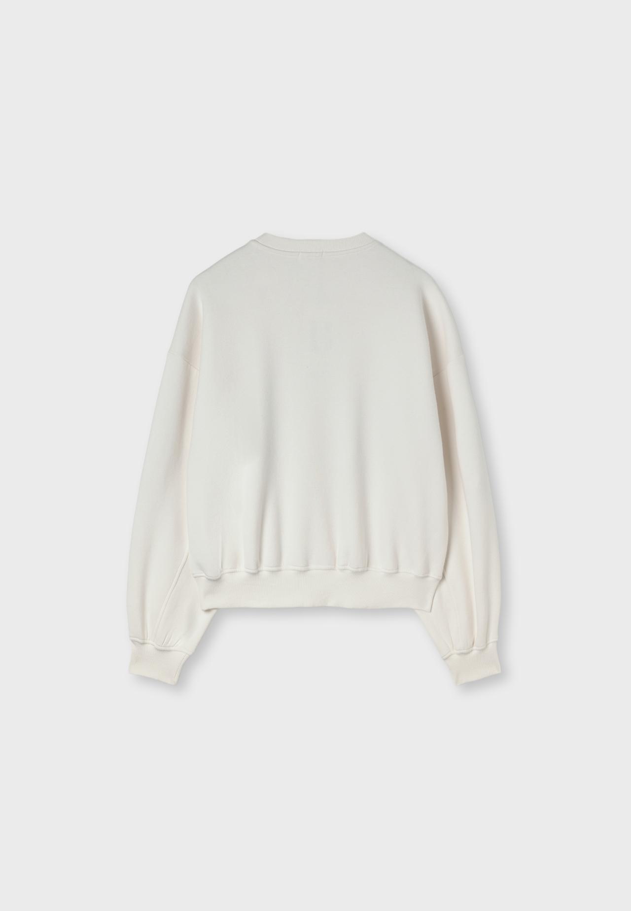 Basic sweatshirt — Ecru