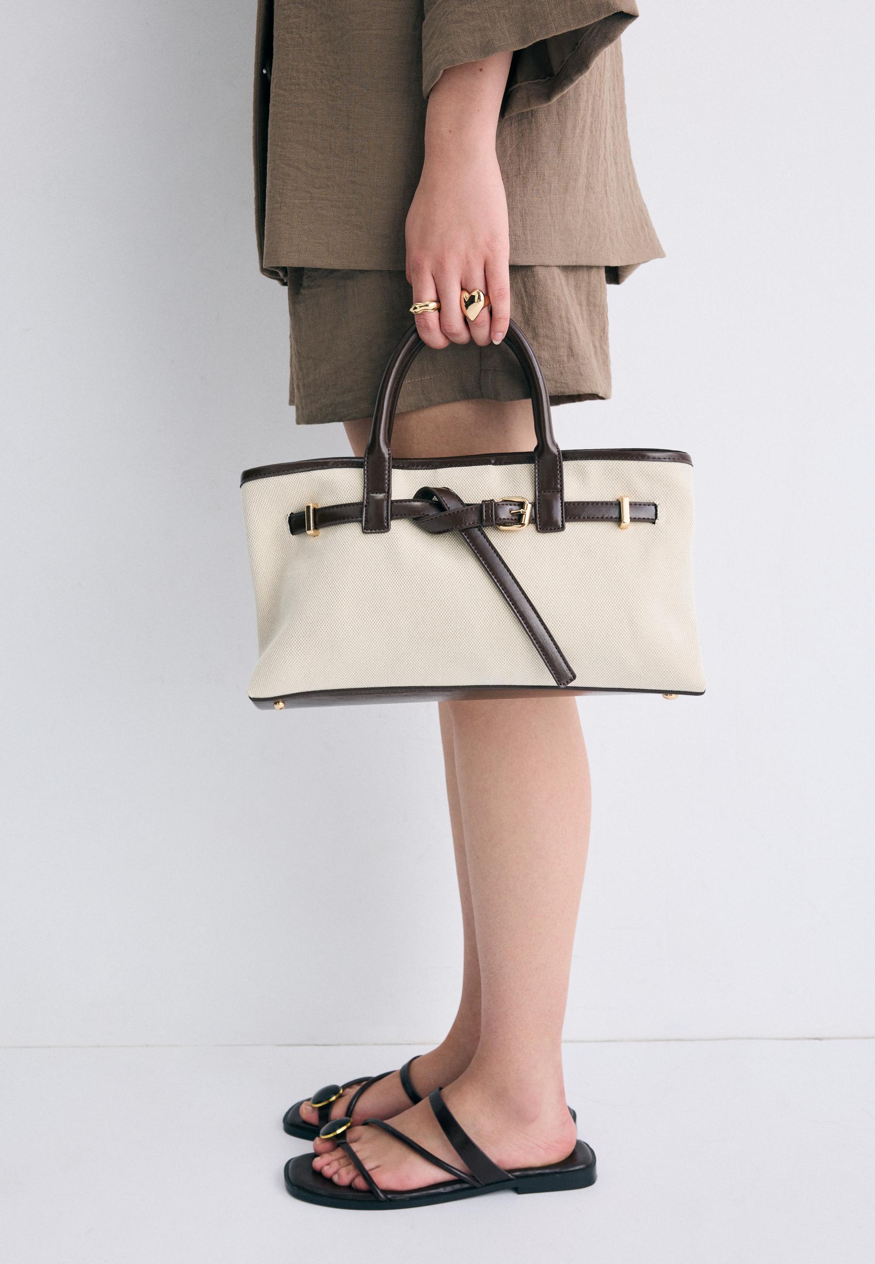 Canvas tote bag — Ecru