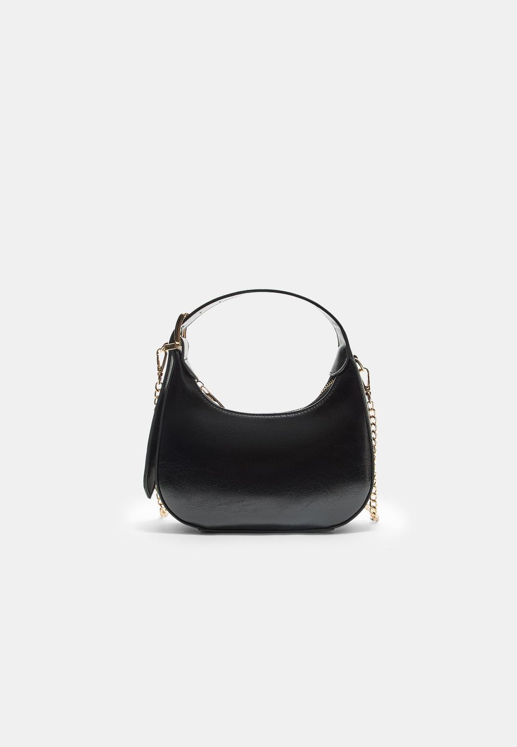 Borsa a spalla luna con catena