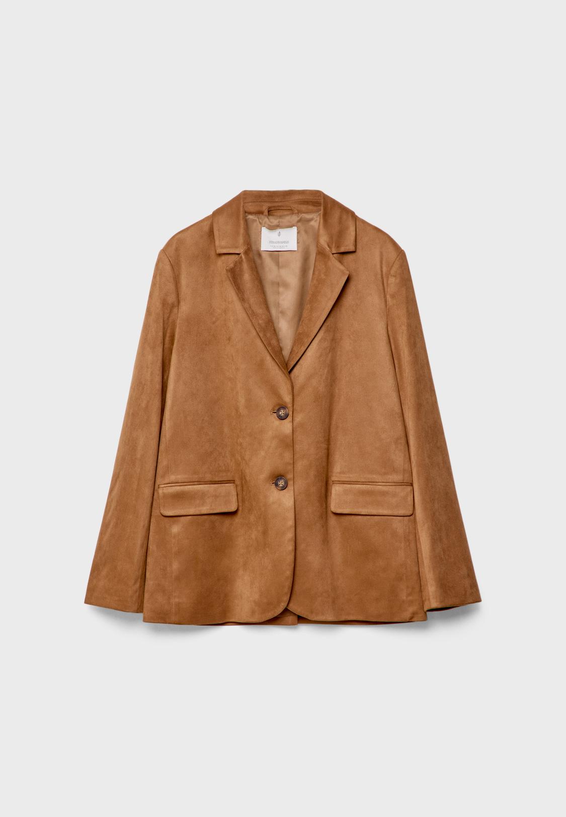 Stradivarius Blazer Scamosciato Blazer Cropped Stradivarius Blazer