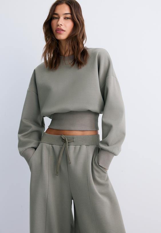 pantalon barrel jogger wide leg
