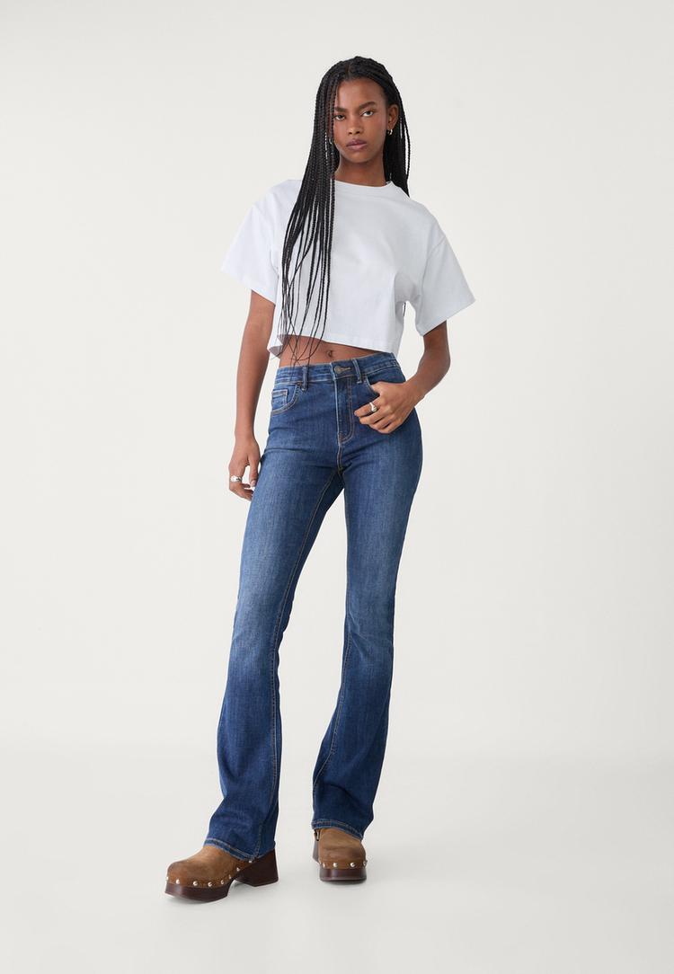 camiseta oversize crop