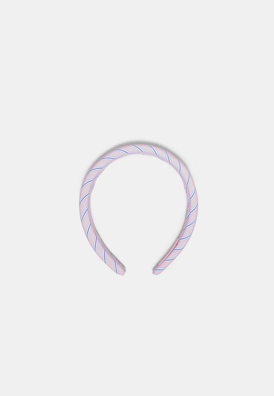 cerchietto rigido a righe