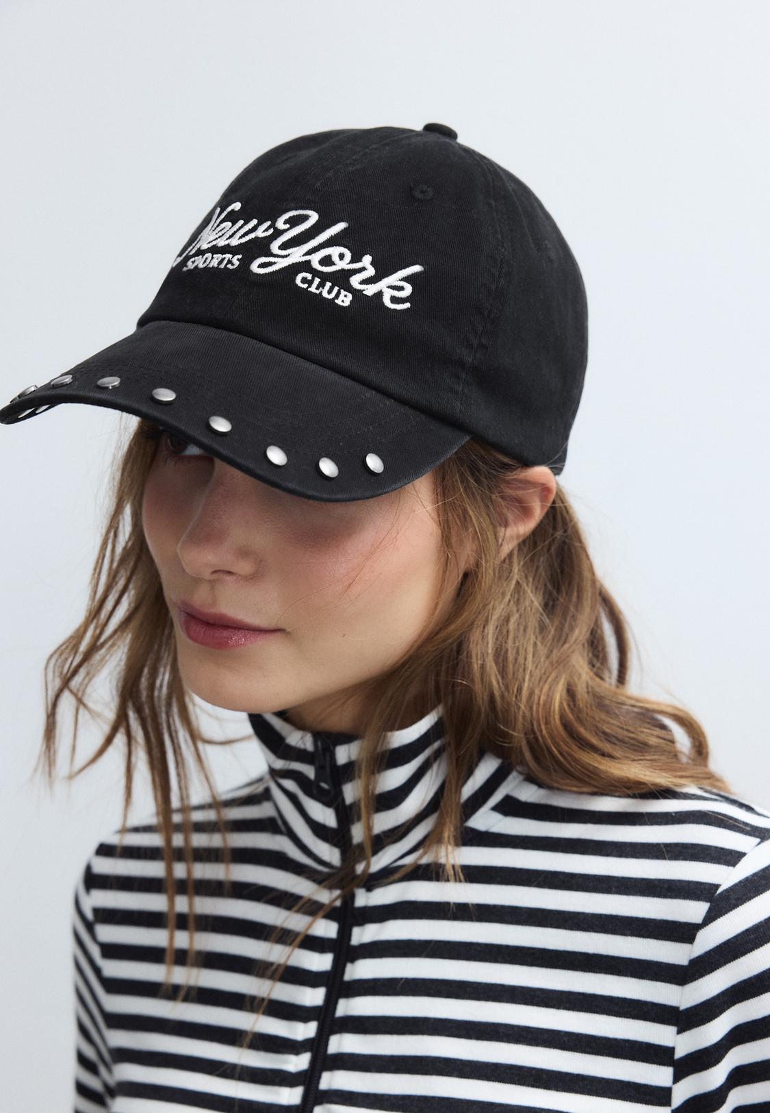Stradivarius Cappello da pescatore nero in pelliccia sintetica