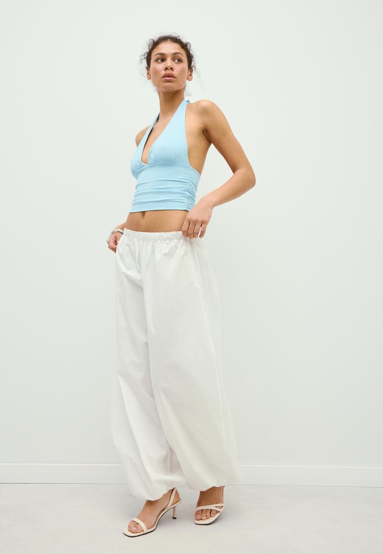 Stradivarius Halter Nyakú, Húzott Top 0-050 L