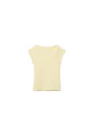 Basic geniş yaka tişört - Görsel 22