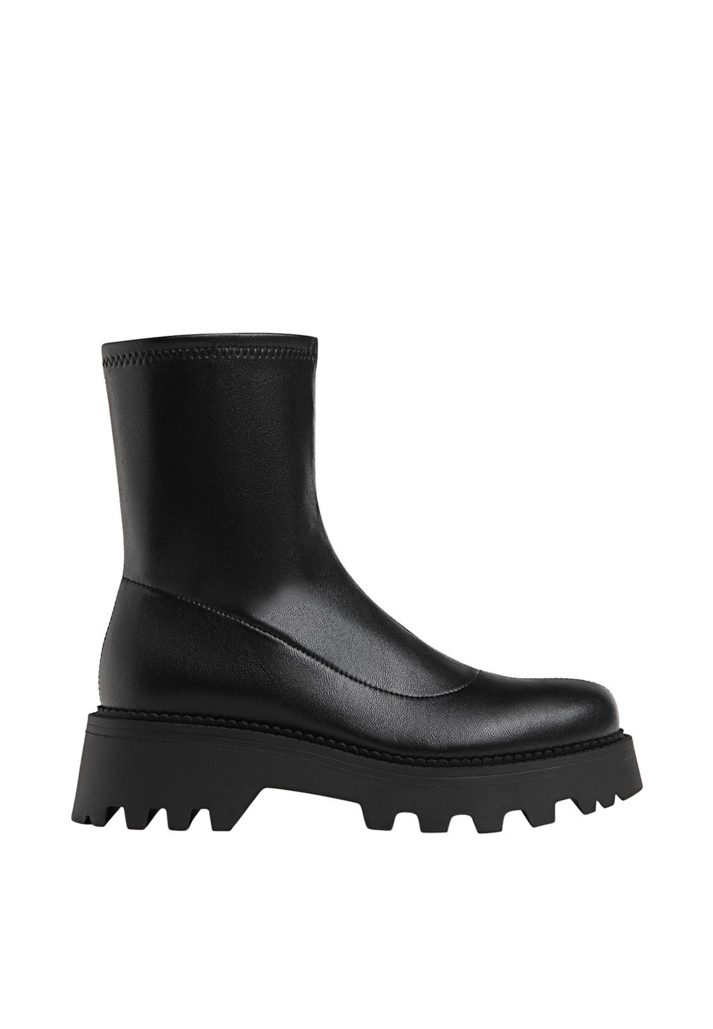 Botines planos stretch