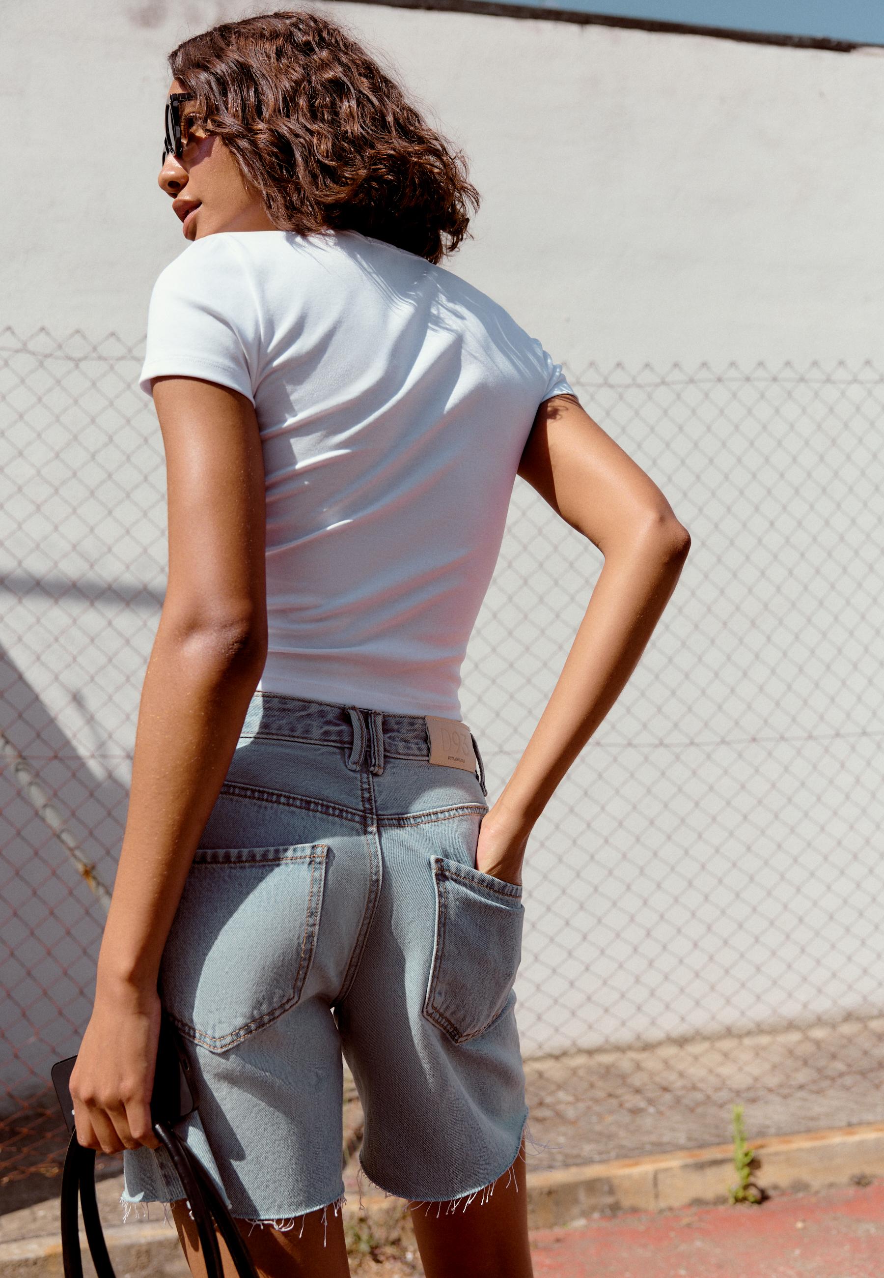 Basic slim fit T-shirt — White
