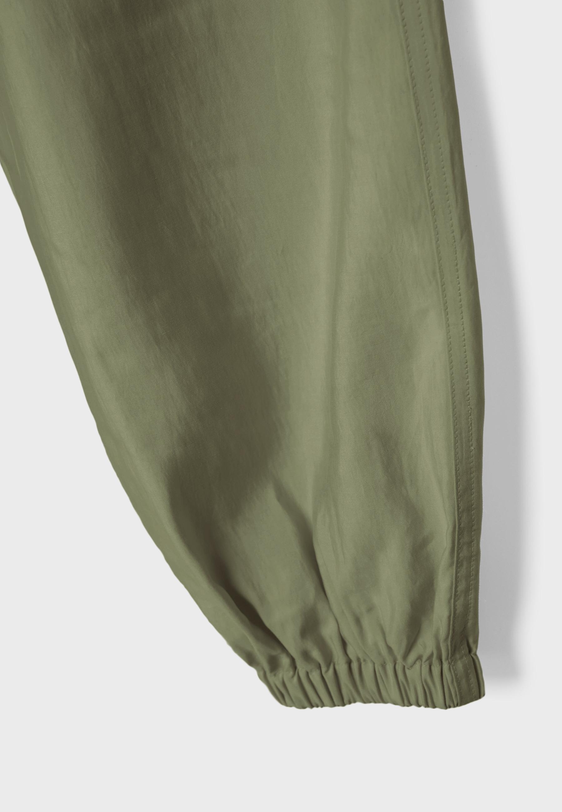 Lyocell sarouel trousers — Khaki