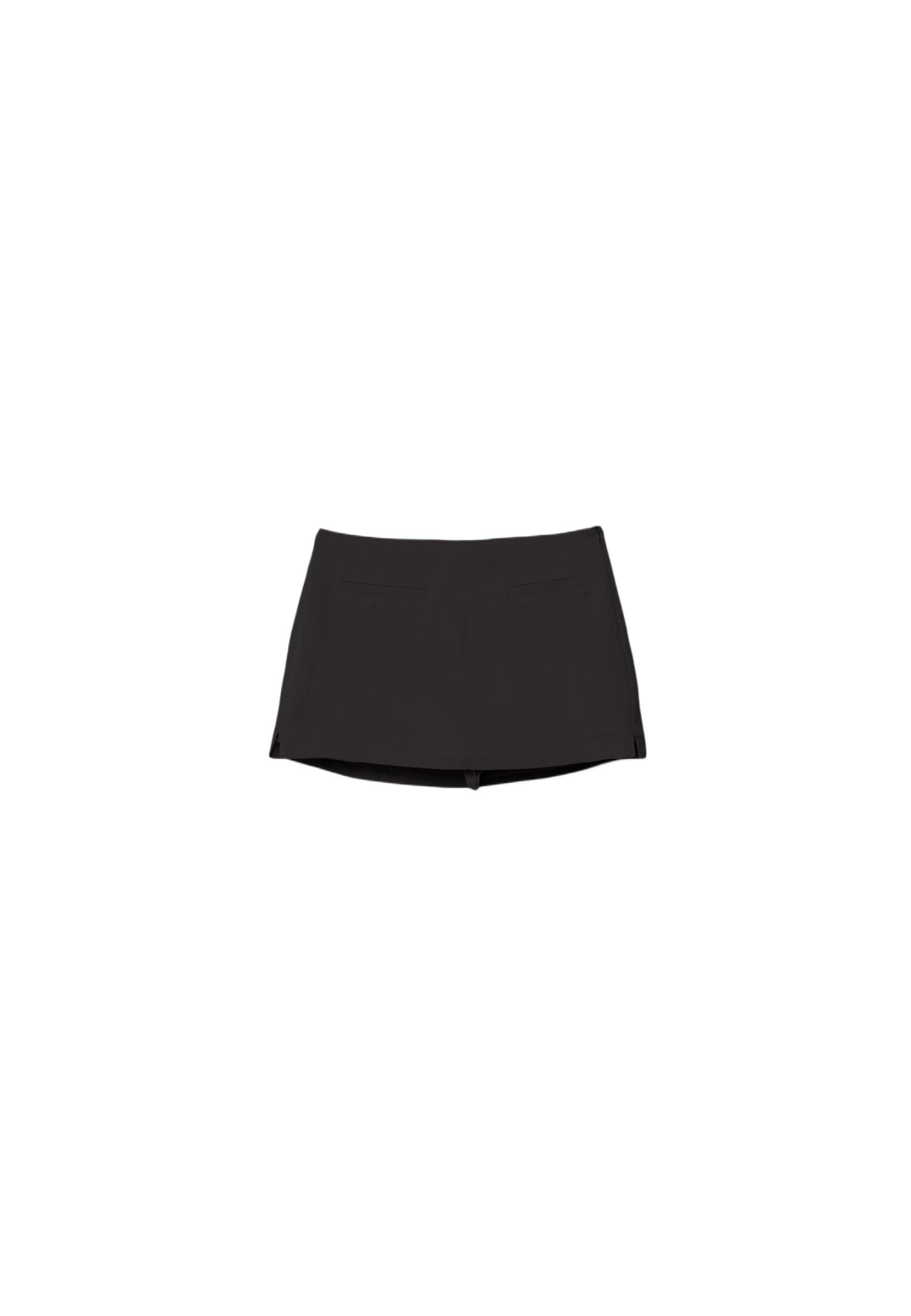 Mini skort — Black