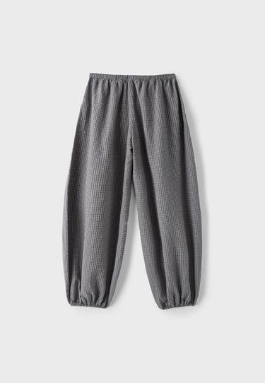 Check volume trousers — Dark grey 8