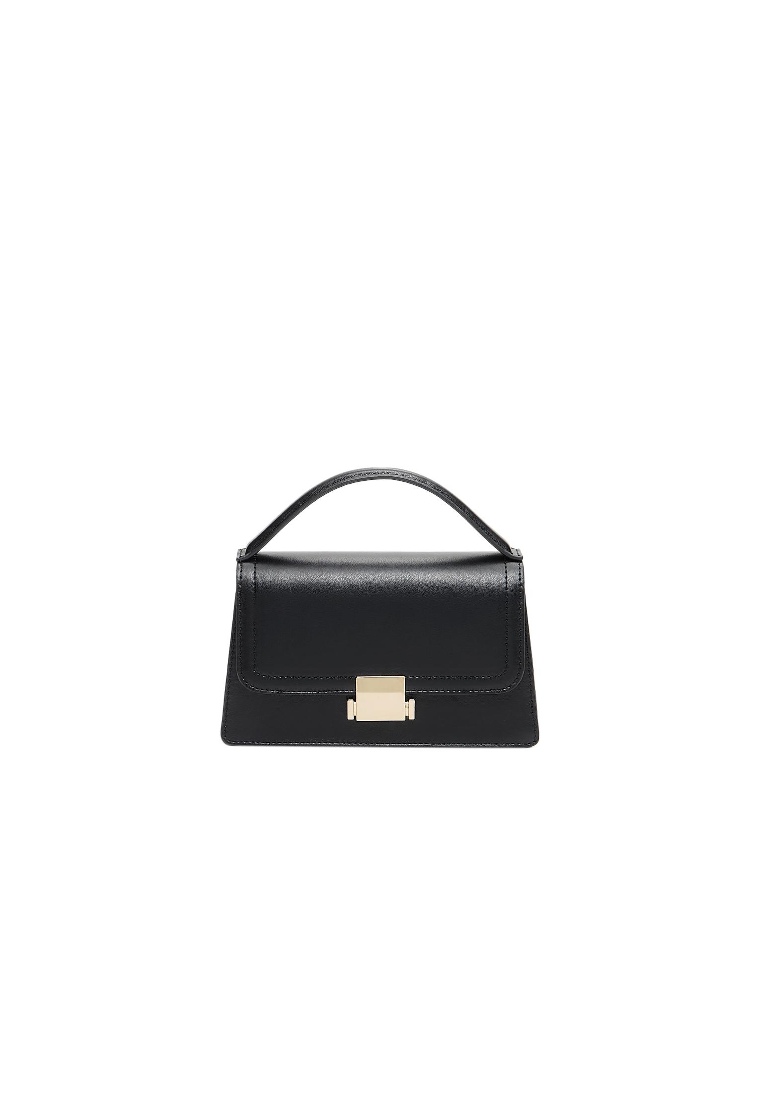 Double-handle crossbody bag — Black