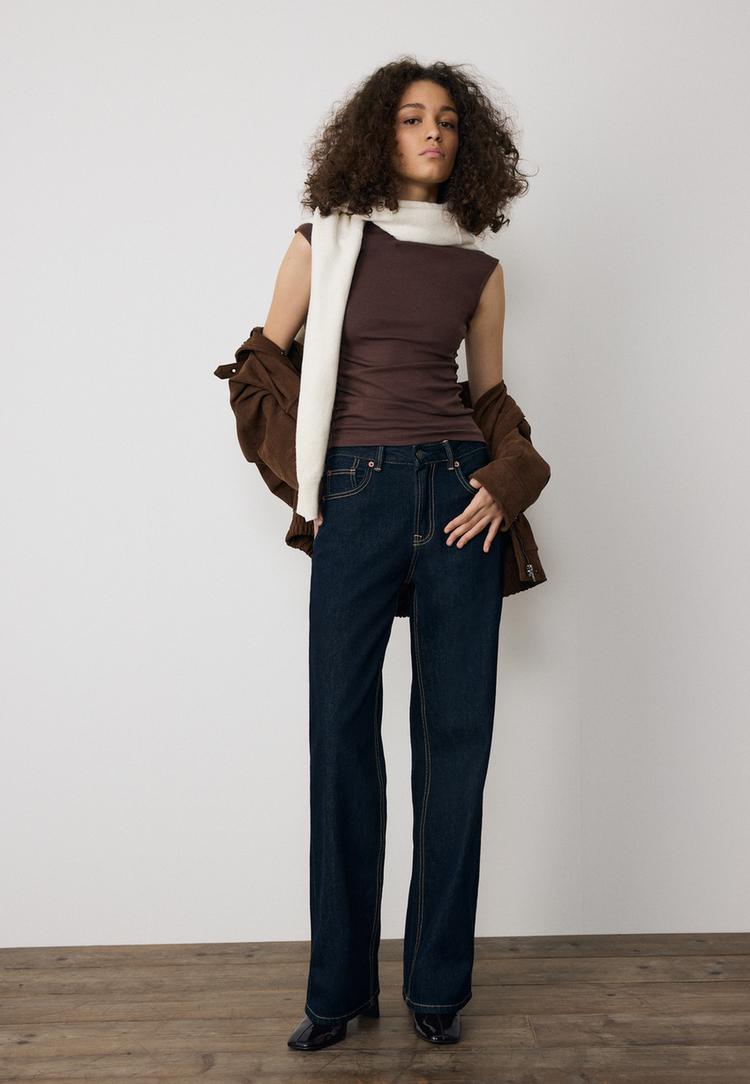 tshirt basique fitted fronce