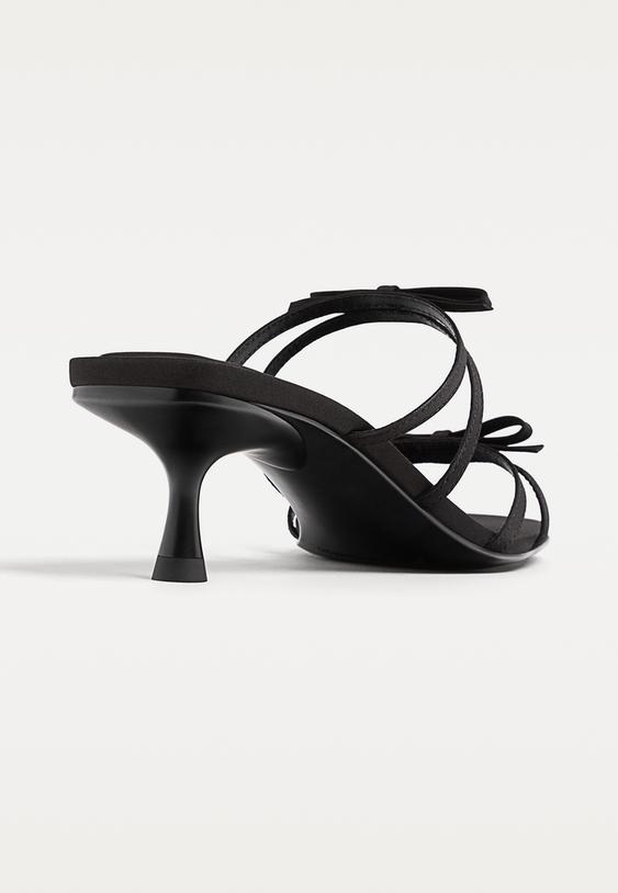 sandalias de tacon lazo