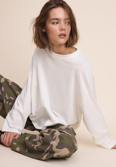 Long sleeve T-shirt — White 1