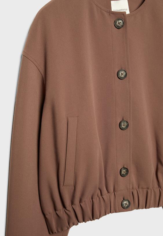 Bisiklet yaka şişme ceket - Görsel 8