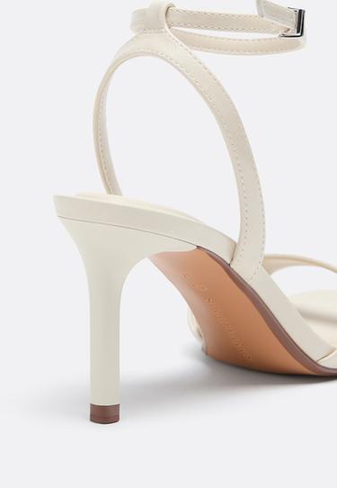 Stiletto heel sandals — ECRU 3