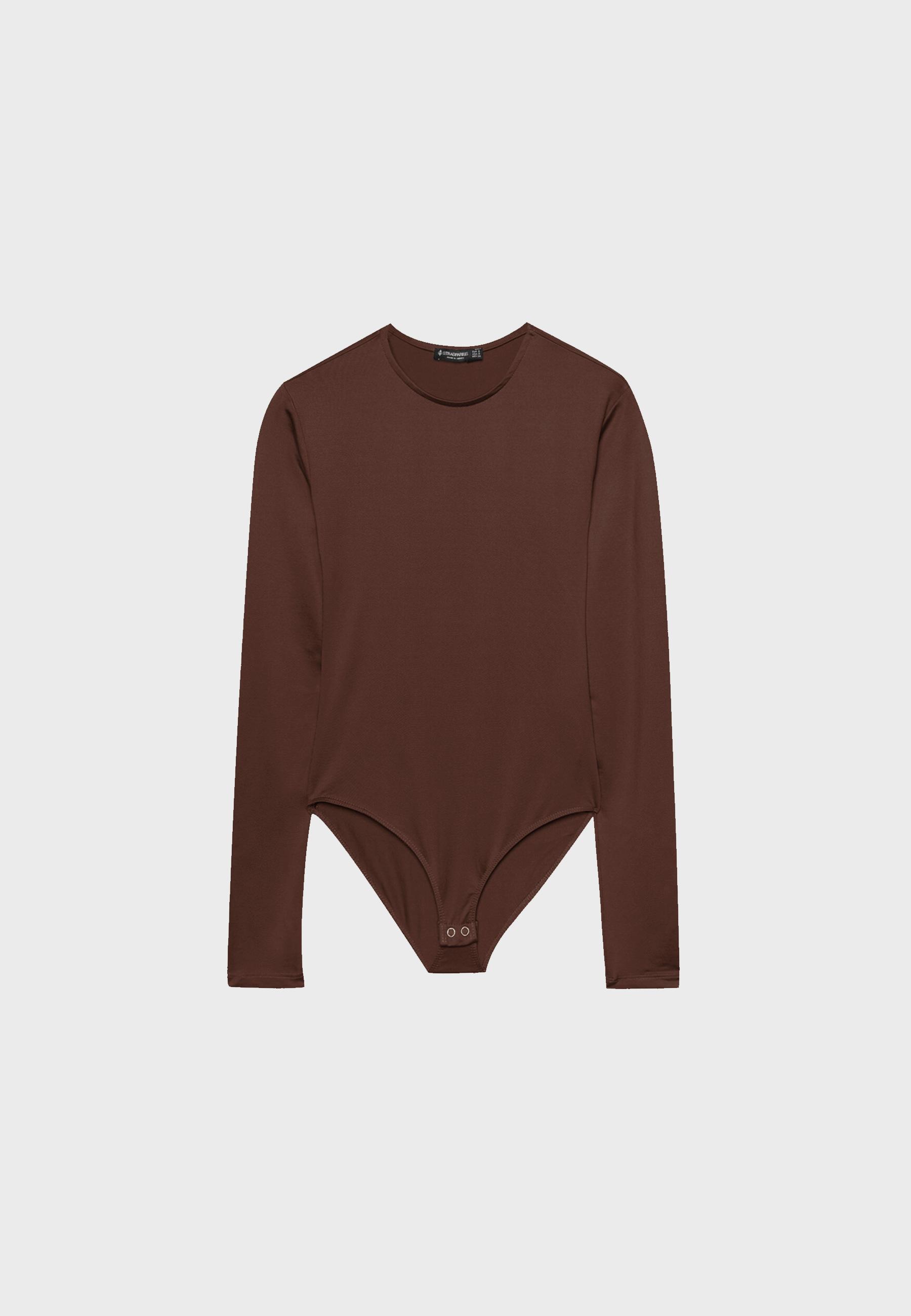 Long sleeve polyamide bodysuit - Women's fashion