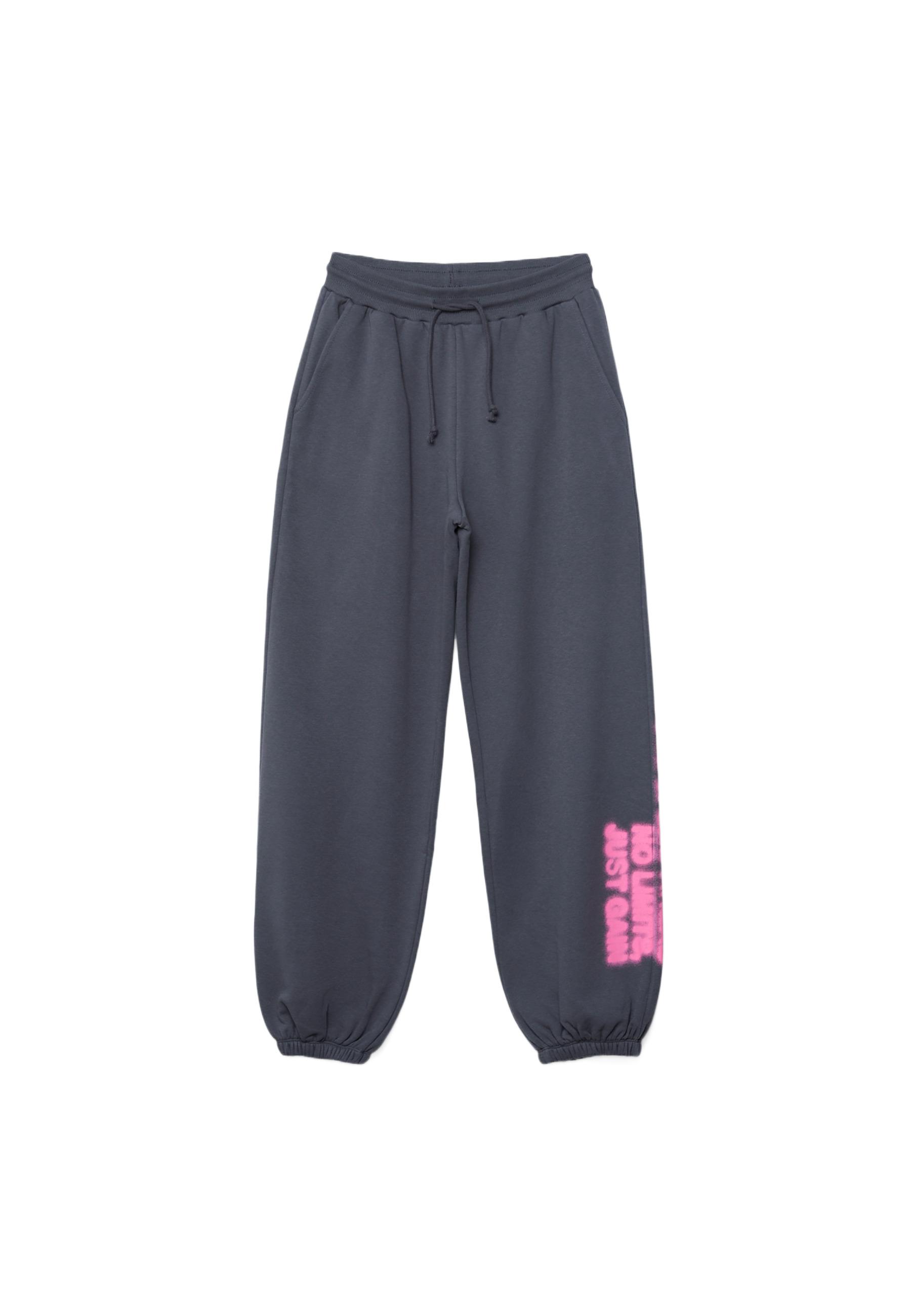 Baggy positional jogger trousers — Dark grey