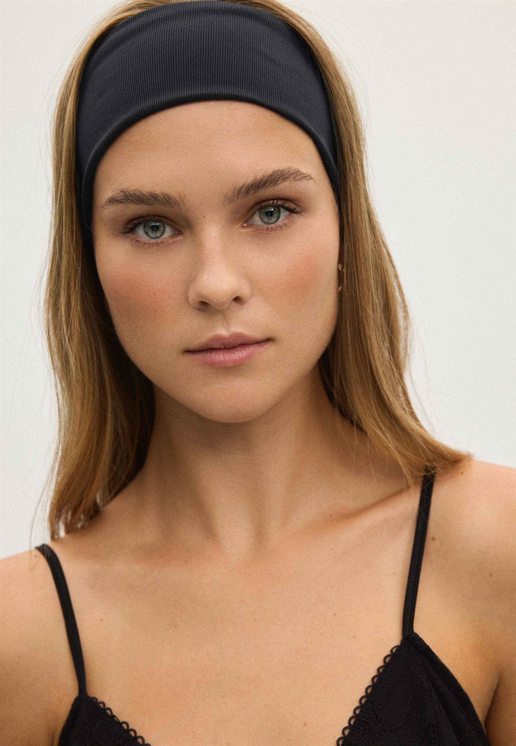 Set of 2 fur headbands — Khaki