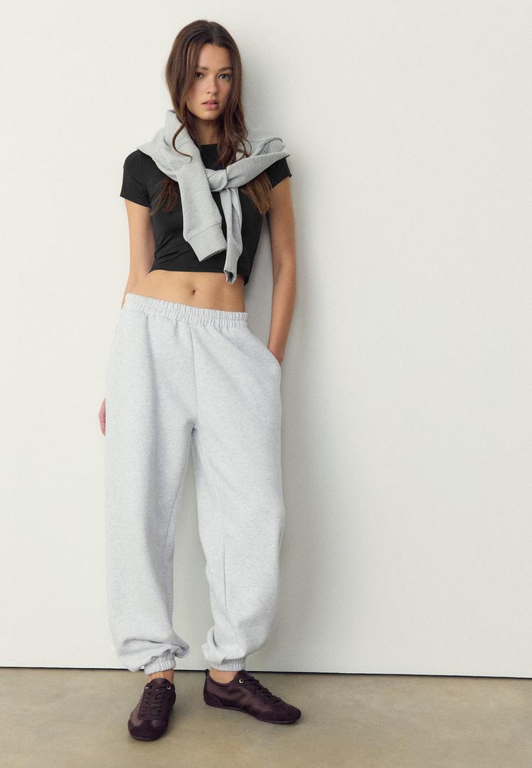 Stradivarius Basic Poliamid Póló 103