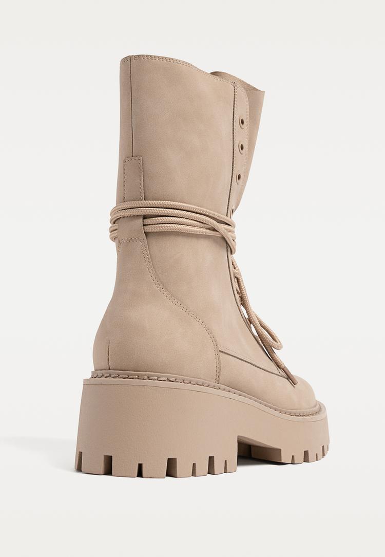 botines soft cordones