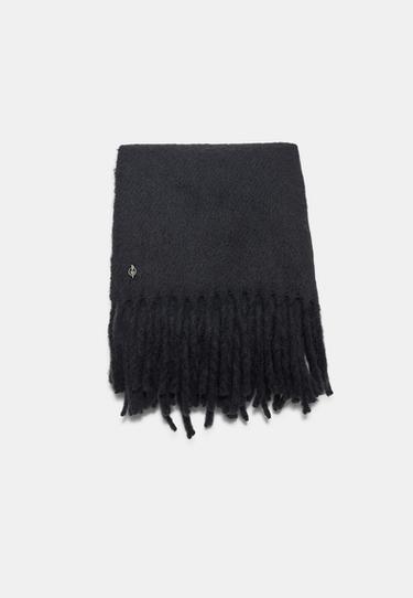 Medium basic scarf — Black 1
