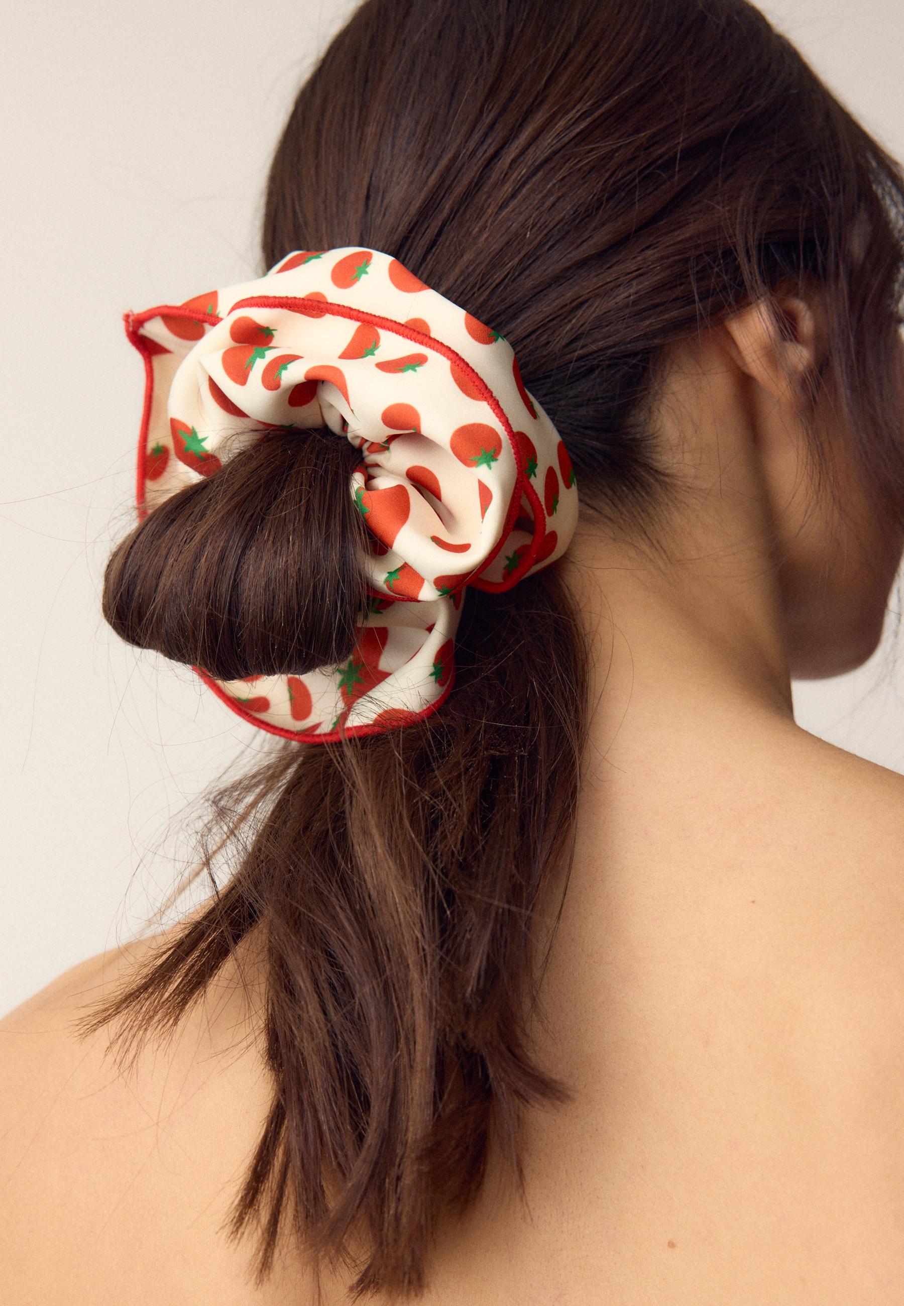 Set of 2 maxi scrunchies — Red