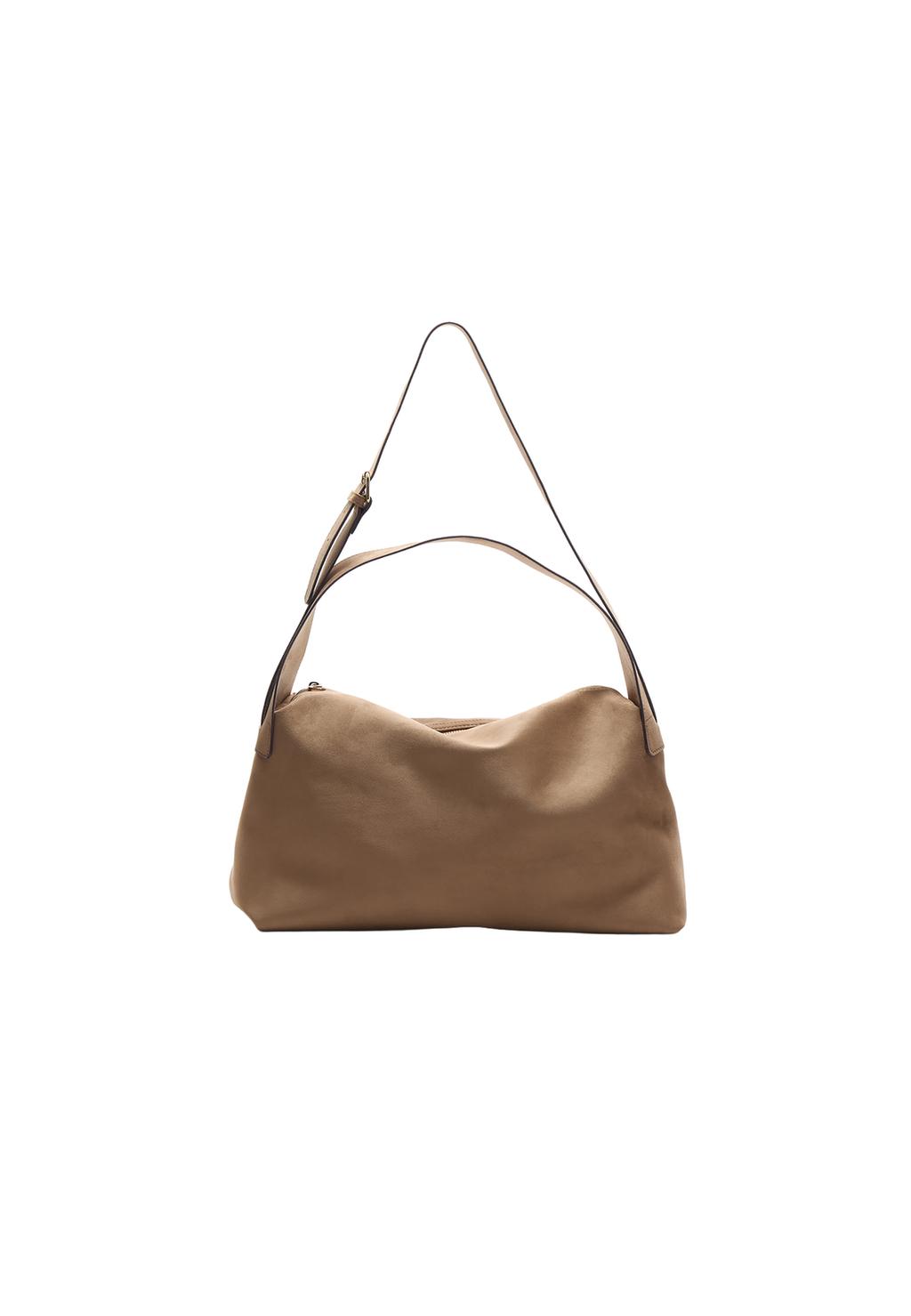 Double handle shoulder bag